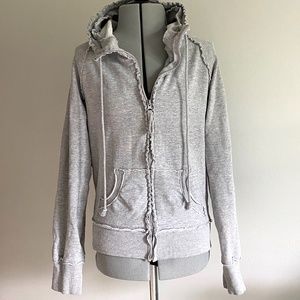 The Limited Gray Hoodie Sweatshirt Size LARGE
